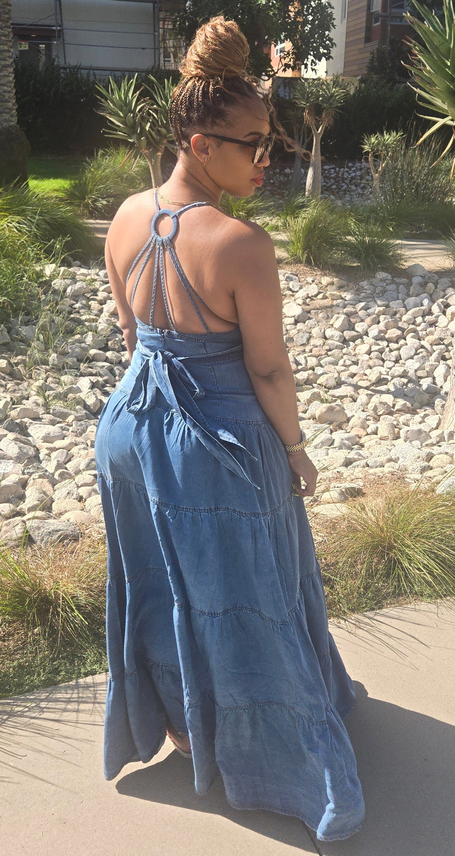 Lavish Denim Dress