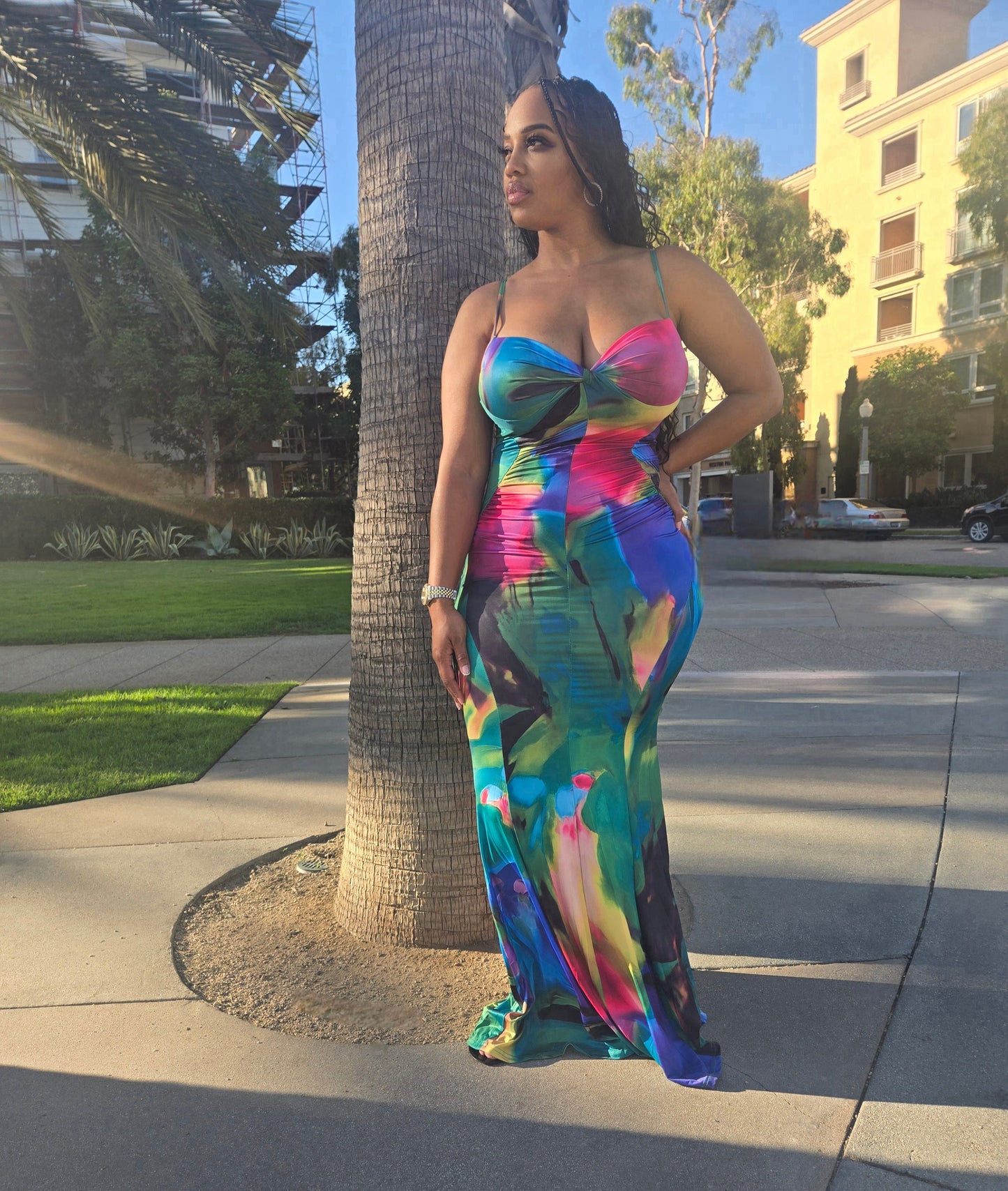 Kutie Pie mermaid maxi dress