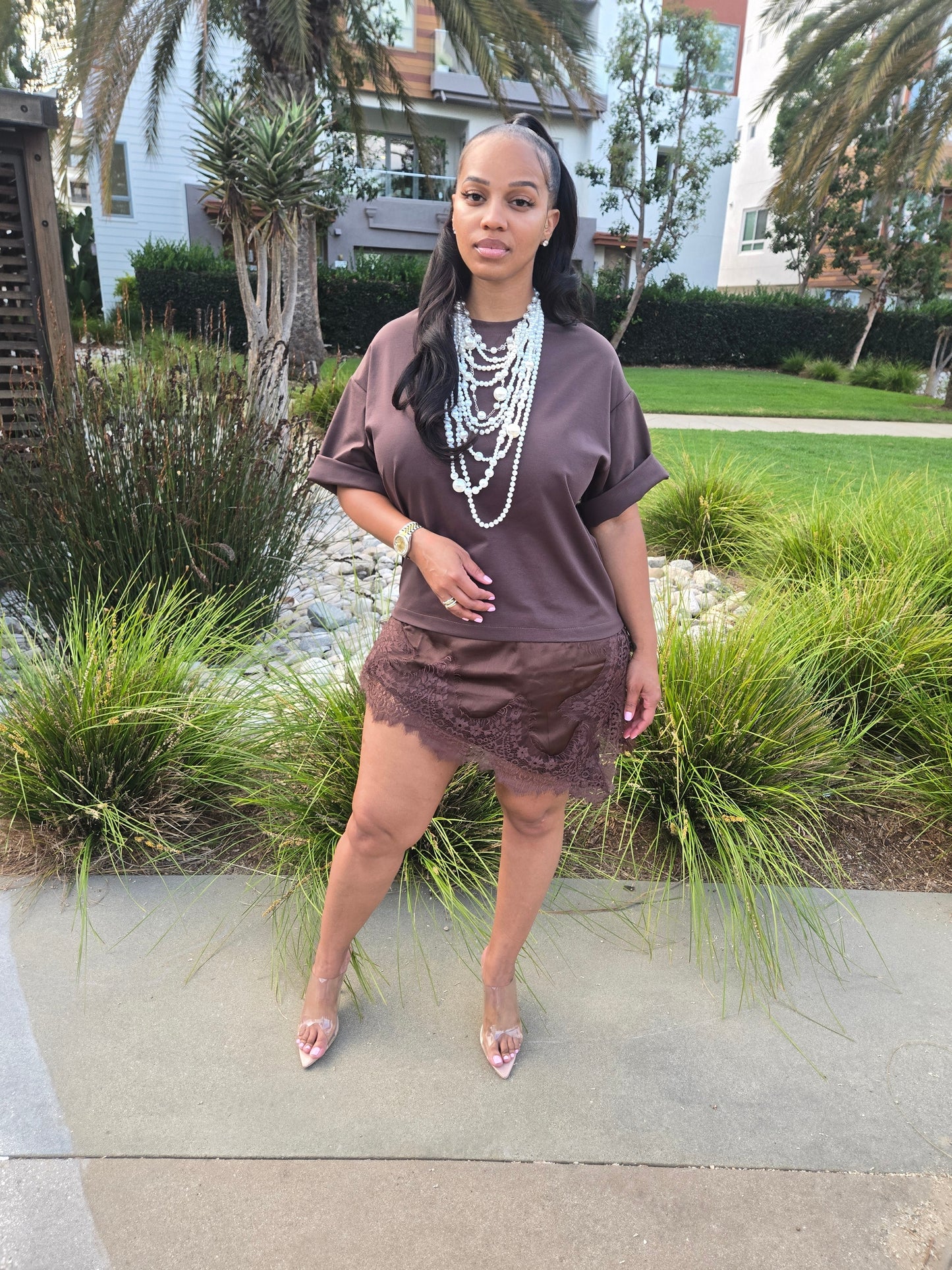 Lacey T-Shirt Dress