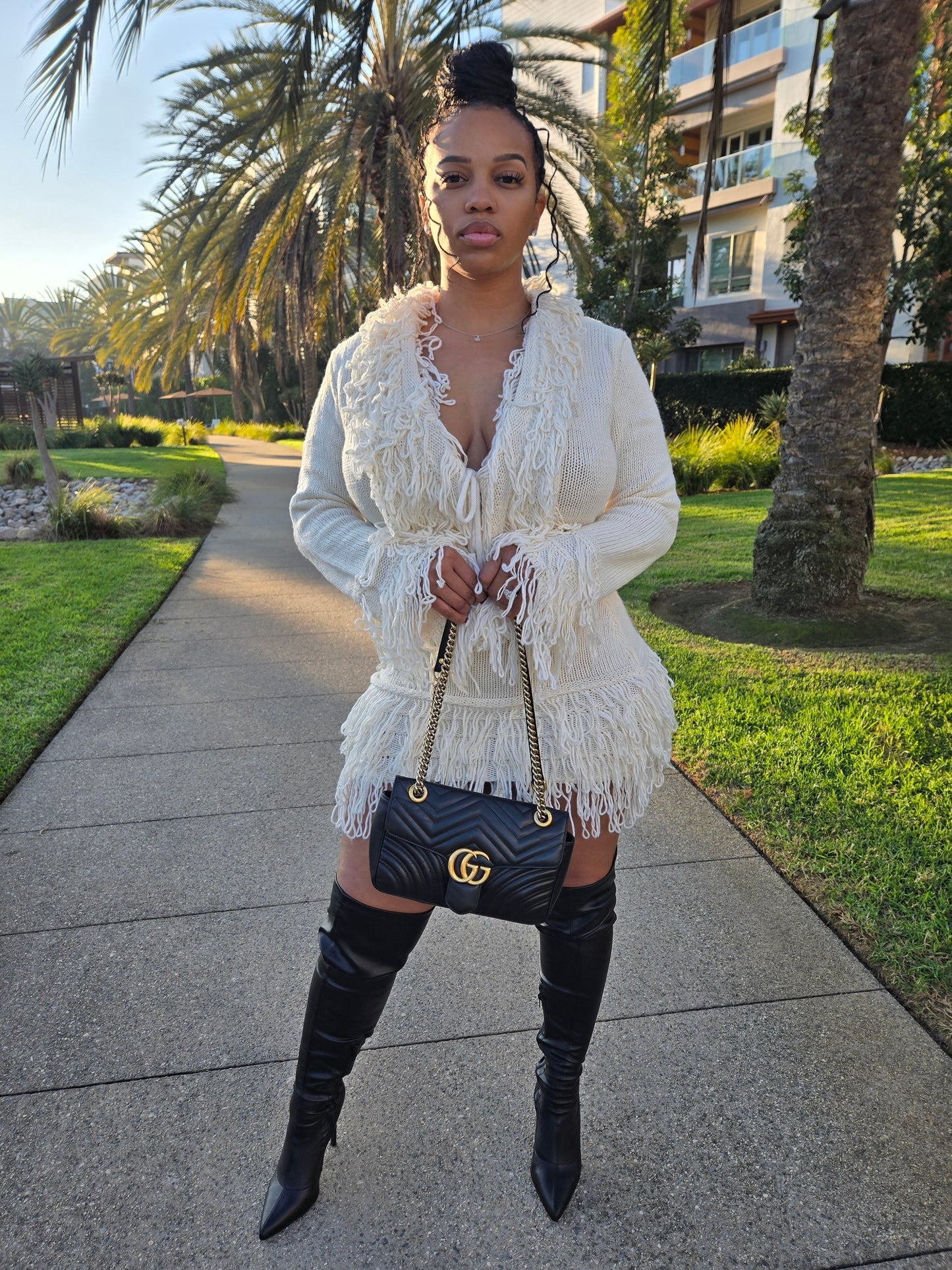 Mimi 2piece Fringe Skirt Set